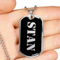 Stan v3 - Luxury Dog Tag Necklace
