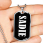 Sadie v02 - Luxury Dog Tag Necklace