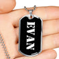 Evan v2 - Luxury Dog Tag Necklace