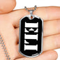 Eli v2 - Luxury Dog Tag Necklace
