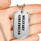 Military Girlfriend - Luxury Dog Tag Necklace