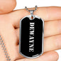 Dewayne v3 - Luxury Dog Tag Necklace