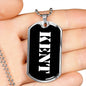 Kent v2 - Luxury Dog Tag Necklace