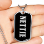 Nettie v02 - Luxury Dog Tag Necklace