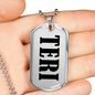 Teri v01 - Luxury Dog Tag Necklace