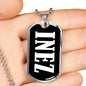 Inez v02 - Luxury Dog Tag Necklace