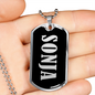 Sonja v02 - Luxury Dog Tag Necklace