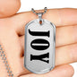 Joy v01 - Luxury Dog Tag Necklace