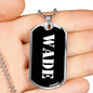 Wade v2 - Luxury Dog Tag Necklace