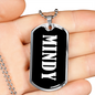 Mindy v03 - Luxury Dog Tag Necklace