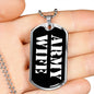 Army Wife v3 - Luxury Dog Tag Necklace