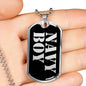 Navy Boy v2 - Luxury Dog Tag Necklace