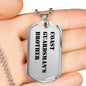 Coast Guardsman's Brother - Luxury Dog Tag Necklace