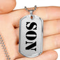 Son - Luxury Dog Tag Necklace