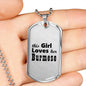 Burmese - Luxury Dog Tag Necklace