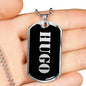 Hugo v3 - Luxury Dog Tag Necklace