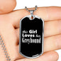 Greyhound v2 - Luxury Dog Tag Necklace