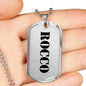 Rocco - Luxury Dog Tag Necklace
