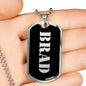 Brad v3 - Luxury Dog Tag Necklace