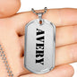 Avery - Luxury Dog Tag Necklace