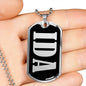 Ida v01s - Luxury Dog Tag Necklace