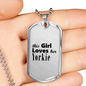Yorkie - Luxury Dog Tag Necklace