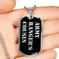 Army Ranger's Cousin v2 - Luxury Dog Tag Necklace