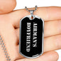 Airman's Boyfriend v2 - Luxury Dog Tag Necklace