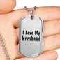 Love My Keeshond - Luxury Dog Tag Necklace