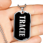Tracie v02 - Luxury Dog Tag Necklace