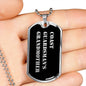 Coast Guardsman's Grandmother v2 - Luxury Dog Tag Necklace