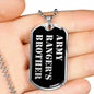 Army Ranger's Brother v2 - Luxury Dog Tag Necklace