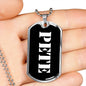 Pete v2 - Luxury Dog Tag Necklace
