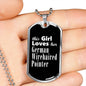 German Wirehaired Pointer v2 - Luxury Dog Tag Necklace