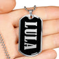 Lula v01s - Luxury Dog Tag Necklace