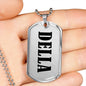 Della v01 - Luxury Dog Tag Necklace
