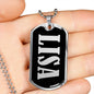 Lisa v01s - Luxury Dog Tag Necklace