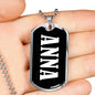 Anna v02 - Luxury Dog Tag Necklace