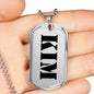 Kim - Luxury Dog Tag Necklace