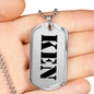 Ken - Luxury Dog Tag Necklace