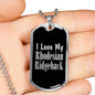 Love My Rhodesian Ridgeback v3 - Luxury Dog Tag Necklace
