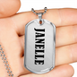Janelle v01 - Luxury Dog Tag Necklace