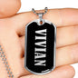 Vivian v01s - Luxury Dog Tag Necklace