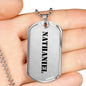 Nathaniel - Luxury Dog Tag Necklace