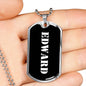 Edward v2 - Luxury Dog Tag Necklace