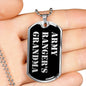 Army Ranger's Grandma v2 - Luxury Dog Tag Necklace