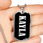 Kayla v02 - Luxury Dog Tag Necklace