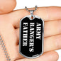 Army Ranger's Father v3 - Luxury Dog Tag Necklace