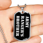 Army Ranger's Brother v3 - Luxury Dog Tag Necklace