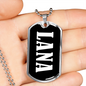 Lana v03 - Luxury Dog Tag Necklace